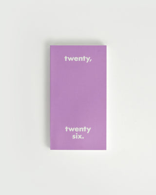 twenty, twenty-six. 2026 Mini Weekly Planner