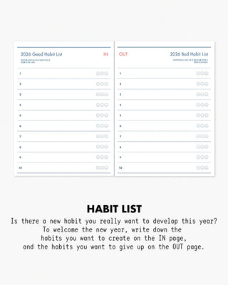 twenty, twenty-six. 2026 Weekly Planner
