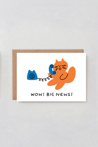 Wow! Big News Card