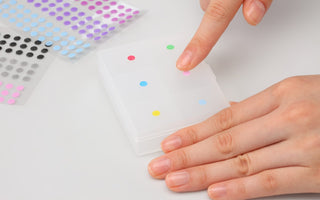 STÁLOGY 006 Washi Tape Dot Stickers Pale Shuffle