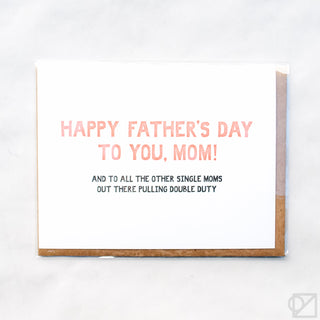 Double Duty Father's Day Card