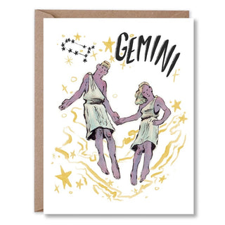 Gemini Birthday Card