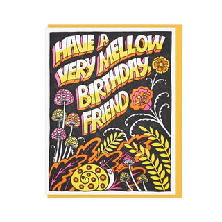 Mellow Friend Birthday Card