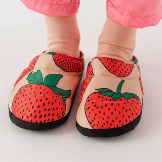 BAGGU Puffy Slippers Strawberry