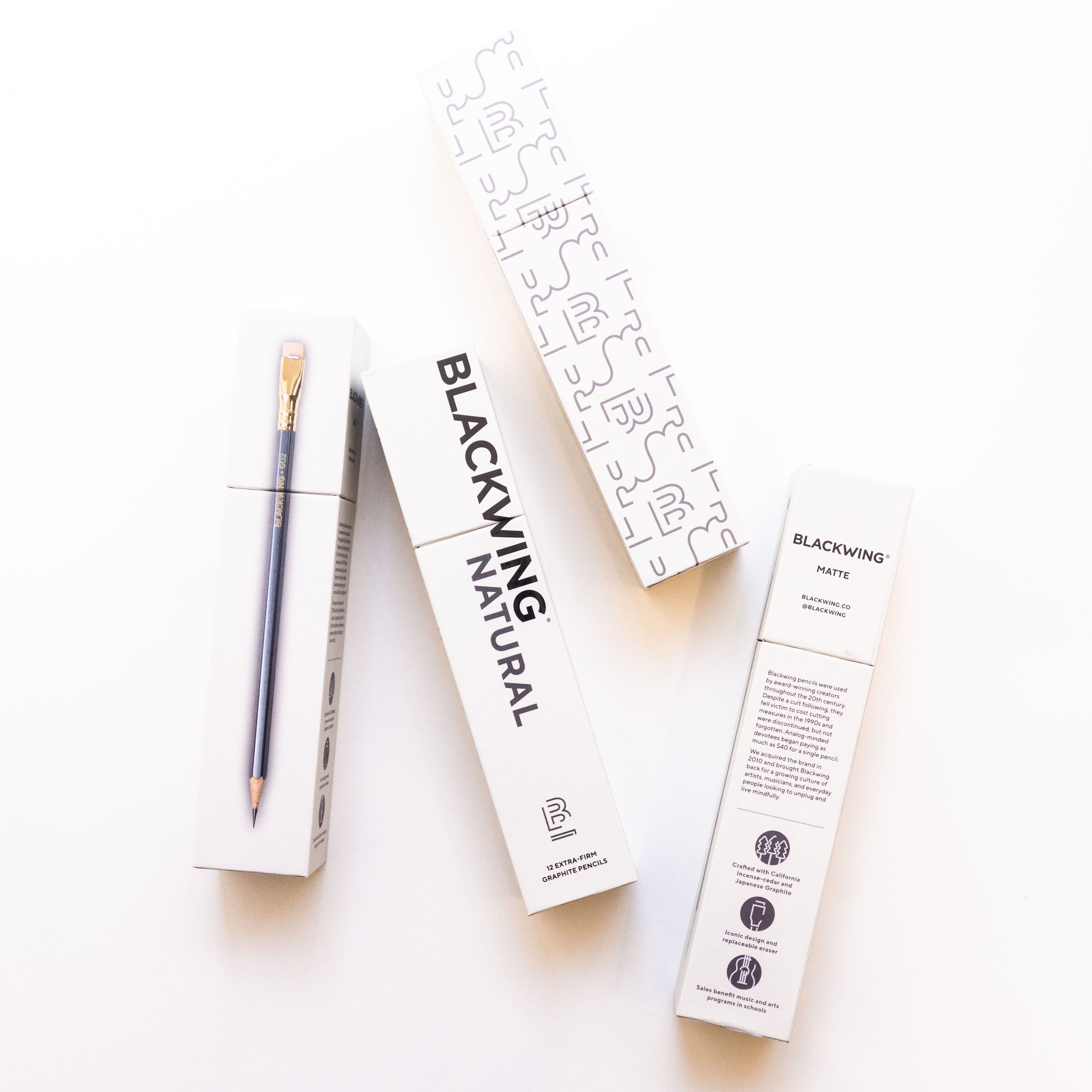 Blackwing Matte Pencils (12 Pack) | An Iconic Pencil 