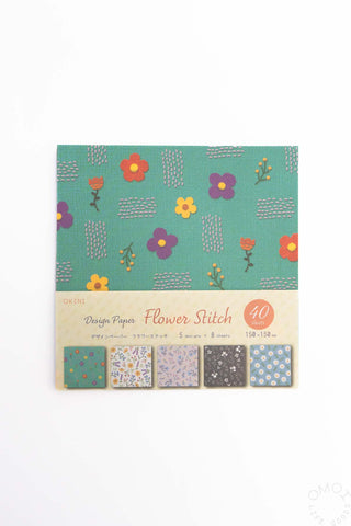 Design Papers Flower Stitch