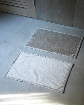 Fog Linen Work Pile Bath Mat