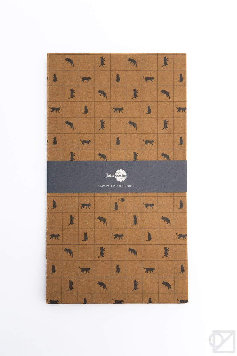 Wax Paper Bags Cat Grid – Omoi Life Goods