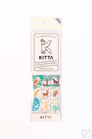 KITTA Washi Tape Stamp Animal