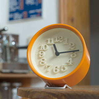 Lemnos Chiisana Clock Orange