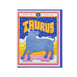 Taurus Star Sign Birthday Card