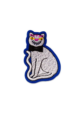Macon & Lesquoy Embroidered Patch Jet Set Cat