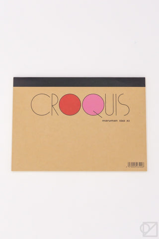 Maruman Croquis A5 Sketch Pad 60 GSM Cream Paper