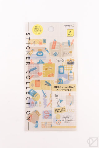 Midori Layering Washi Stickers Stationery