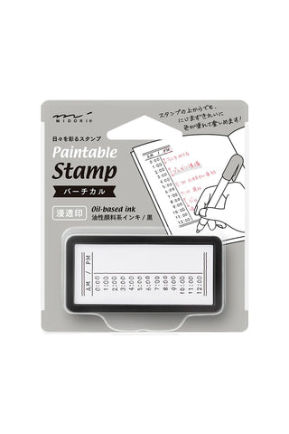 Midori Paintable Half-Size Block Stamp Vertical
