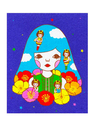 Naoshi 8x10 Art Print Poppy Cafe