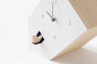 Tilt Cuckoo Clock by nendo