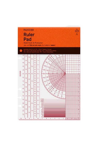 PLOTTER Ruler Pad A5 Size