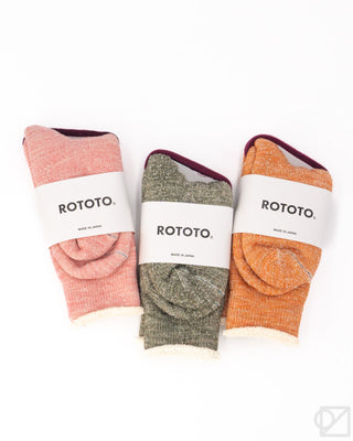 RoToTo Double Face Crew Socks