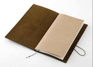 TRAVELER'S COMPANY Leather Journal Starter Kit Olive