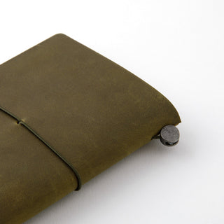 TRAVELER'S COMPANY Passport Leather Journal Starter Kit Olive