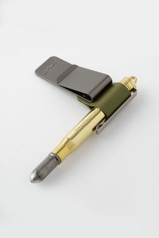 TRAVELER'S COMPANY 016 Medium Pen Holder Olive