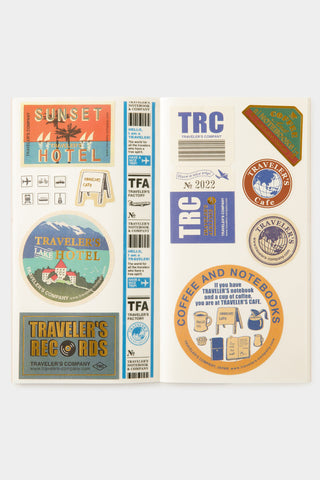 TRAVELER'S COMPANY 031 Sticker Release Paper Notebook