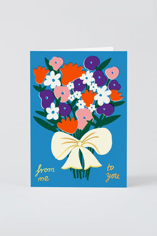 WRAP From Me To You Bouquet Card