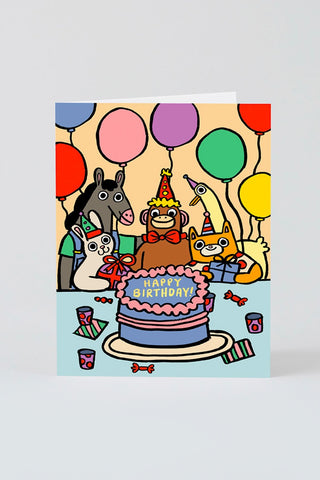 WRAP Happy Birthday Party Greeting Card