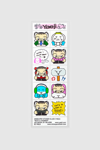 Yaeji x miniSUPER Stickers by MILKBBI