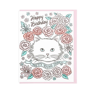 Pretty Young Thing Birthday Card