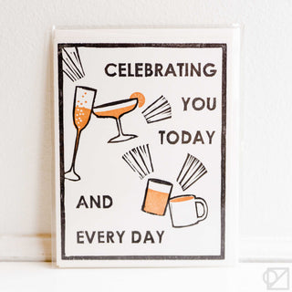 Today And Everyday Letterpress Card