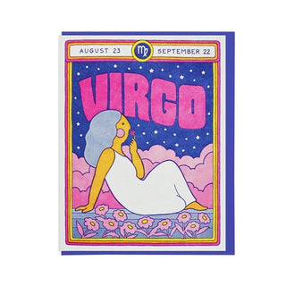 Virgo Star Sign Birthday Card
