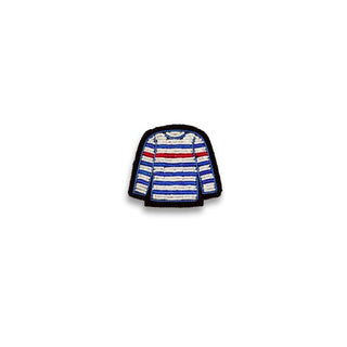 Macon & Lesquoy Hand Embroidered Pin Striped Shirt