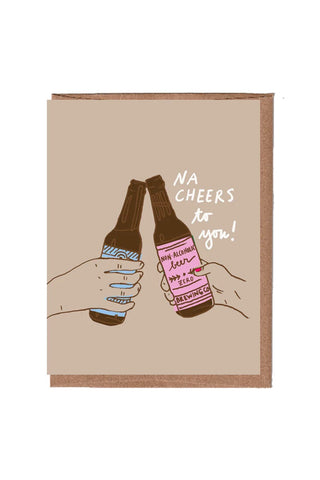 Non-Alcoholic Cheers Card