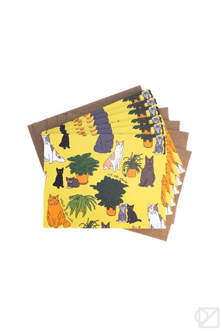 Plants and Cats Card Box Set