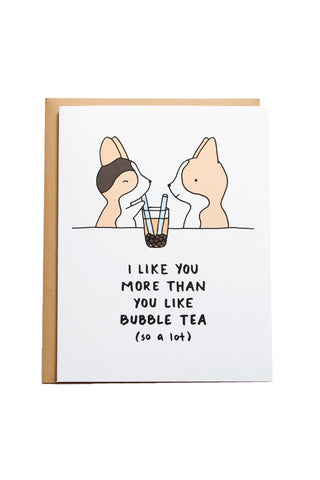 More Than You Like Bubble Tea Card