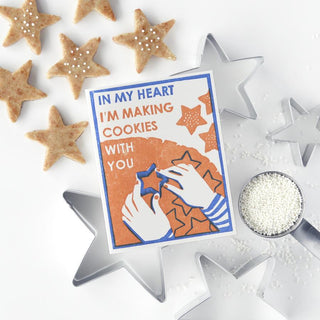 Making Cookies Letterpress Card