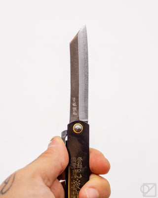 Higonokami Satin Black Pocket Knife