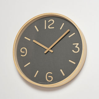 Lemnos Thompson Paper Clock Grey