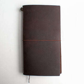 Midori Traveler's Notebook Leather Journal Brown