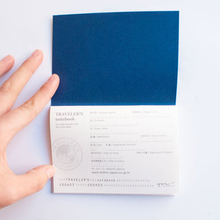 Midori Traveler's Note Passport: 001 Lined Notebook Refill