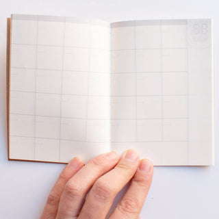 Midori Traveler's Notebook Passport Size: 006 Monthly Planner Refill