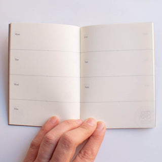 Midori Traveler's Notebook Passport Size: 007 Weekly Planner Refill
