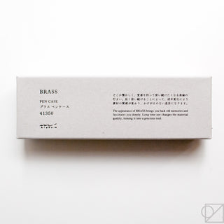 Midori Brass Pencil Case packaging