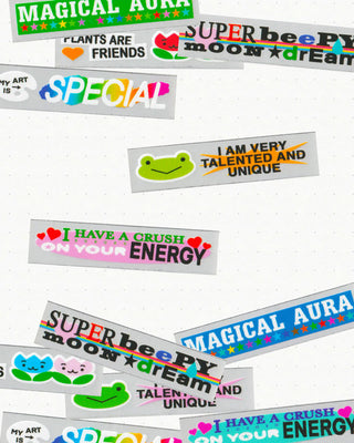 Super Beepy Says Stickers by Beepy Bella x MILKBBI