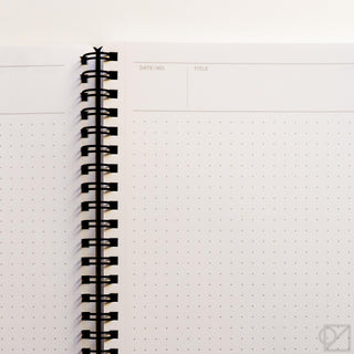 Mnemosyne Dot Grid Spiral Notebooks