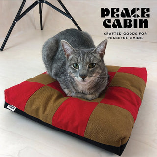 Peace Cabin FROEBEL Cushion Teak & Red