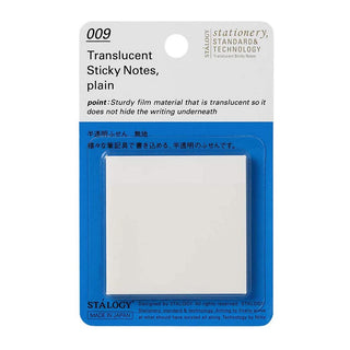 STÁLOGY 009-011 Translucent Sticky Notes