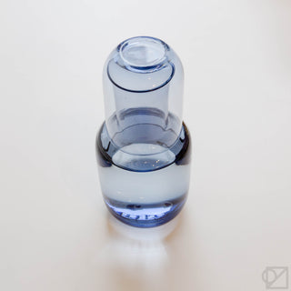 Toyo Sasaki Glass Night Carafe Set Blue